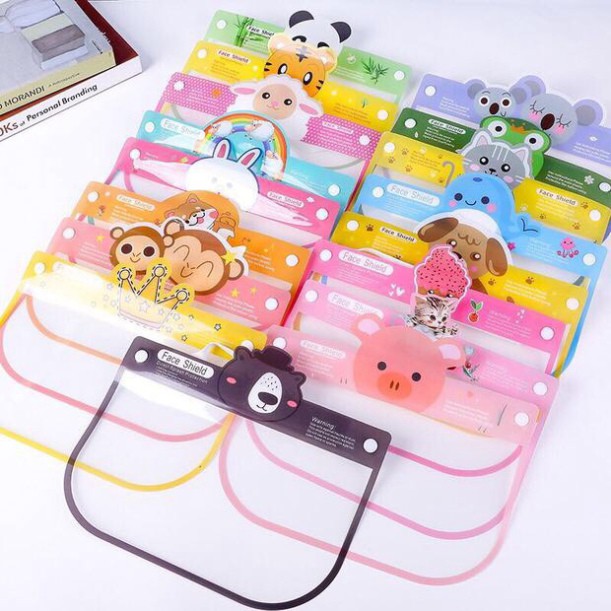 Màn chắn - Kính kiếng chắn giọt bắn cho bé - Baby Face Shield - Kính chống dịch cho trẻ em