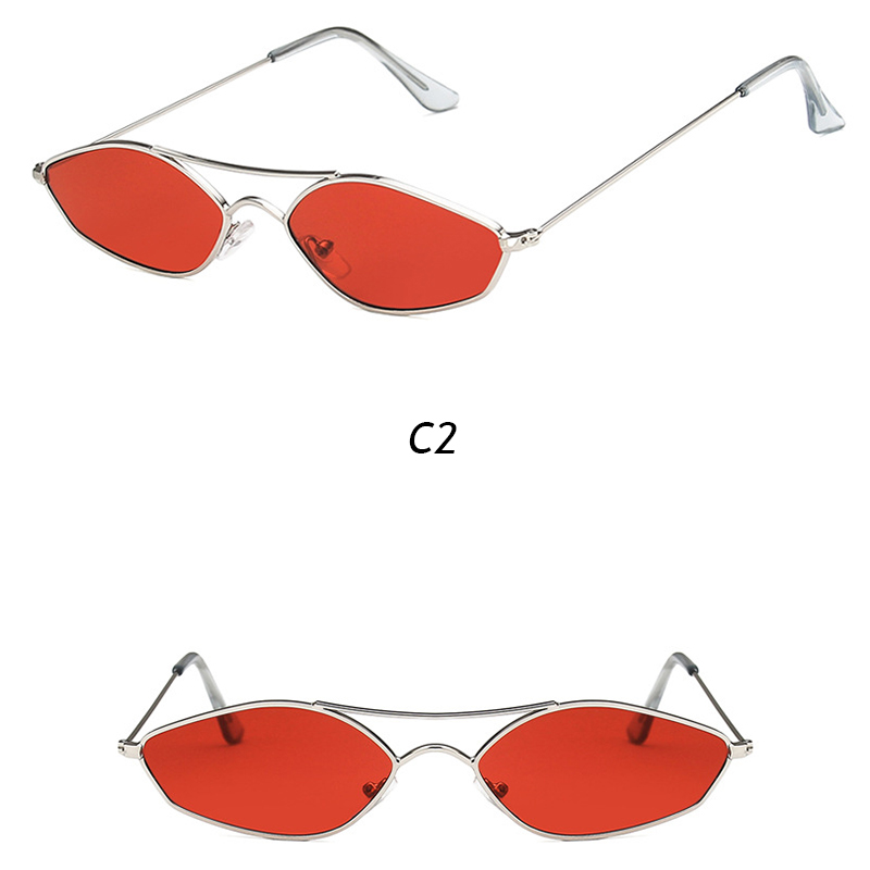 Hàng Có Sẵn! Kính Mát Hình Oval Độc Đáo Cho Nữ