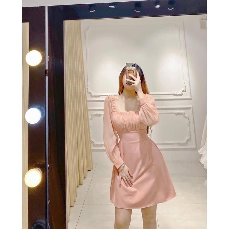 8066 đầm cổ u tay voan | BigBuy360 - bigbuy360.vn