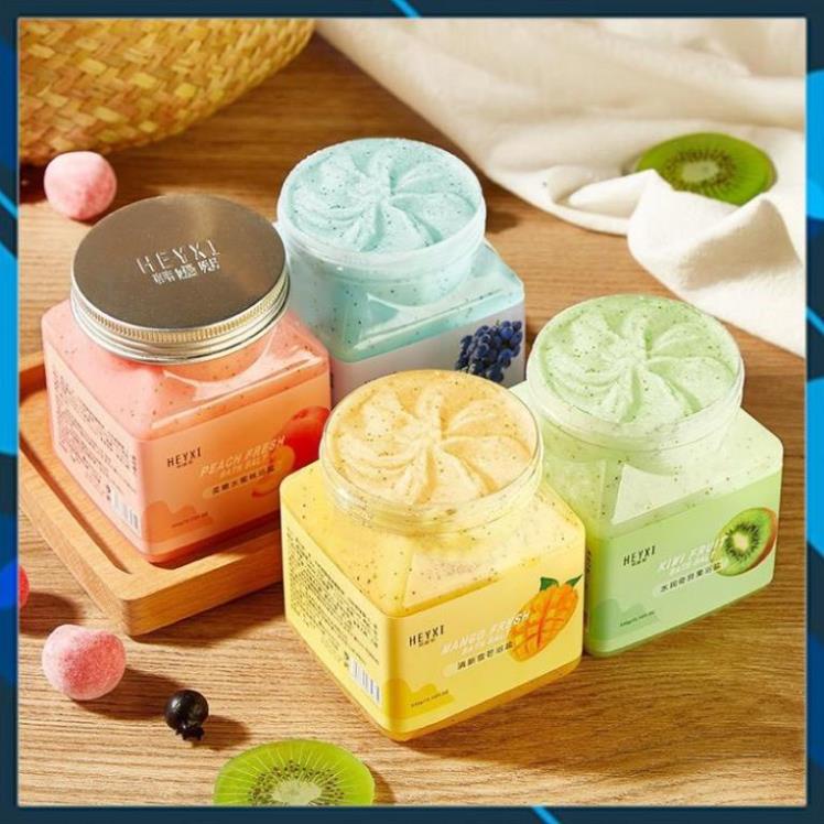 Muối tắm tẩy tế bào da chết sạch mịn giúp da trắng sáng hoa quả heyxi | BigBuy360 - bigbuy360.vn