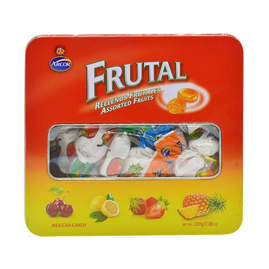 Kẹo hoa quả Frutal Arcor 200g hộp sắt [KÈM ẢNH THẬT] - 1016126