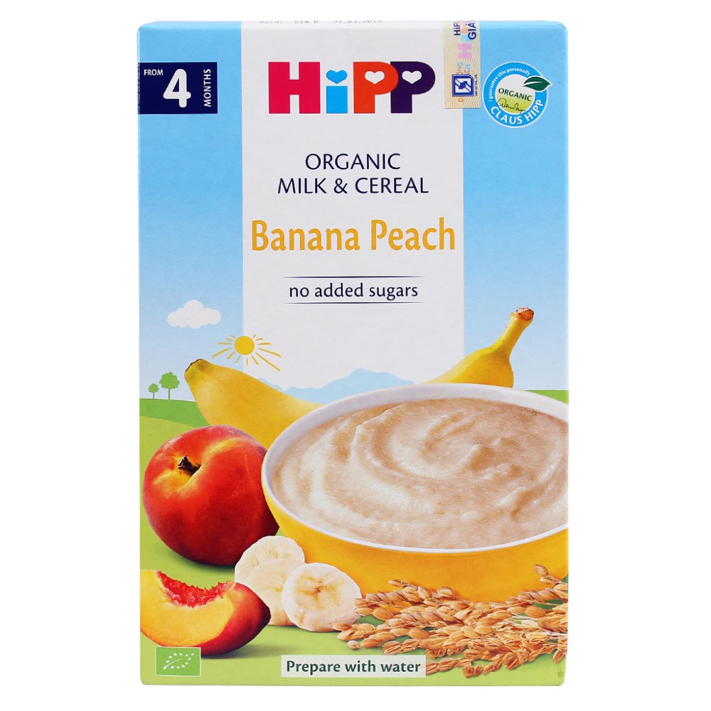 [CHÍNH HÃNG] Bột Ăn Dặm HiPP Banana Peach (Chuối, Đào) 250g