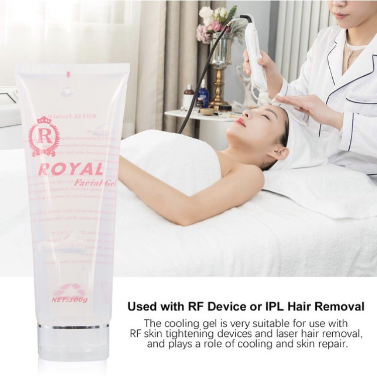 Gel lạnh Royal 300ml dùng cho Máy Nâng Cơ, Hifu, Máy Triệt Lông, Máy RF...