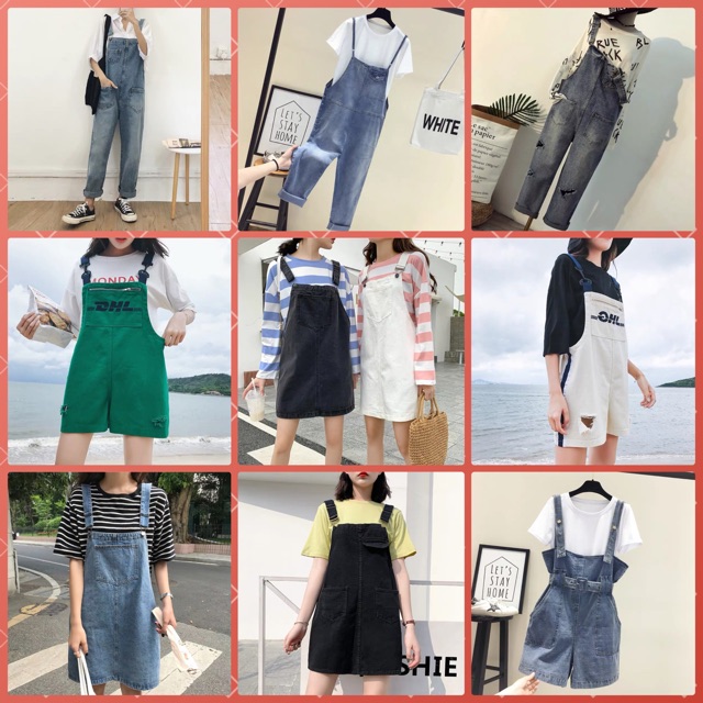 (Order 5-10days) Bigsize S-5XL Nhiều mẫu - Quần yếm/Váy yếm ngoại cỡ 2020 | BigBuy360 - bigbuy360.vn