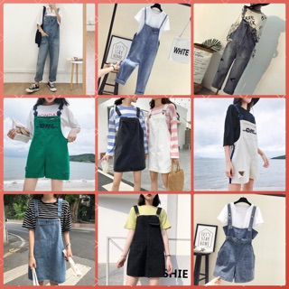 (Order 5-10days) Bigsize S-5XL Nhiều mẫu - Quần yếm/Váy yếm ngoại cỡ