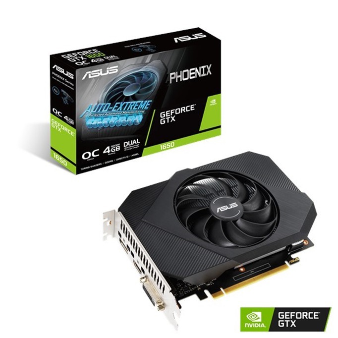 VGA ASUS Phoenix GeForce GTX 1650 4GB GDDR6 (PH-GTX1650-4GD6) Bảo hành chính hãng tới 9/2023