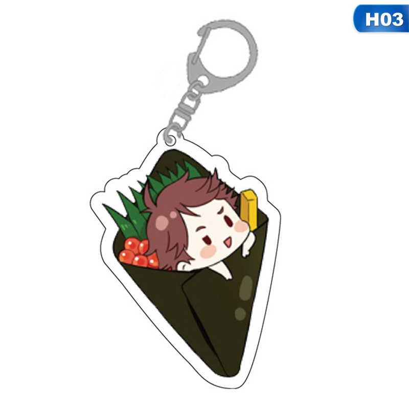 Zsdz Anime Haikyu!! Móc Khóa Nhựa Acrylic Hóa Trang Nhân Vật Anime