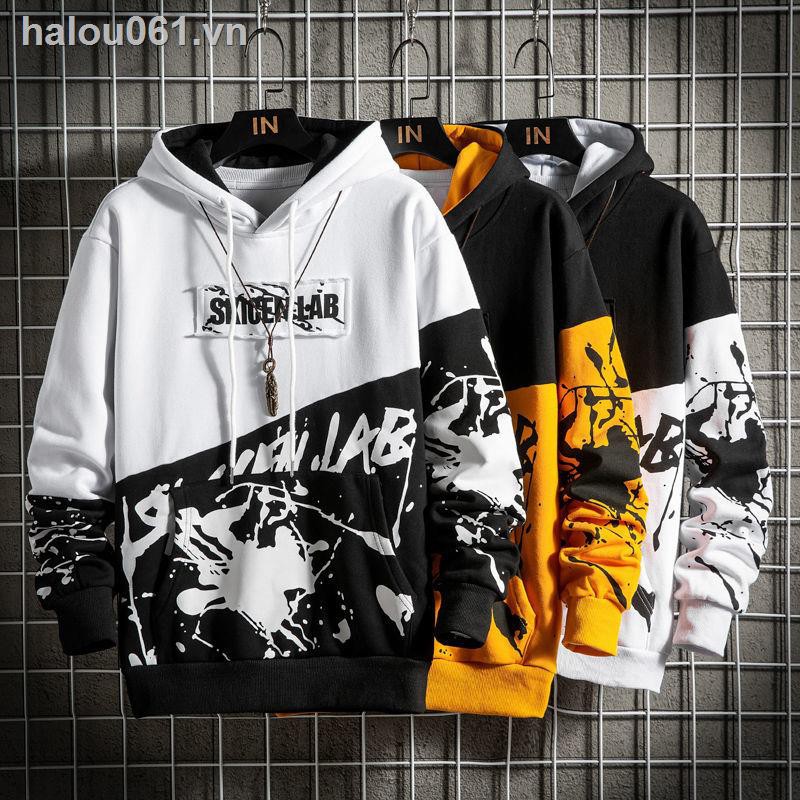 Áo Hoodie Dáng Rộng Có In Hình Thời Trang Cao Cấp Cho Nam