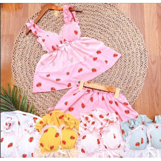 Đồ Bộ Kate 2 Dây Bèo Xinh Xắn- DB045 | BigBuy360 - bigbuy360.vn