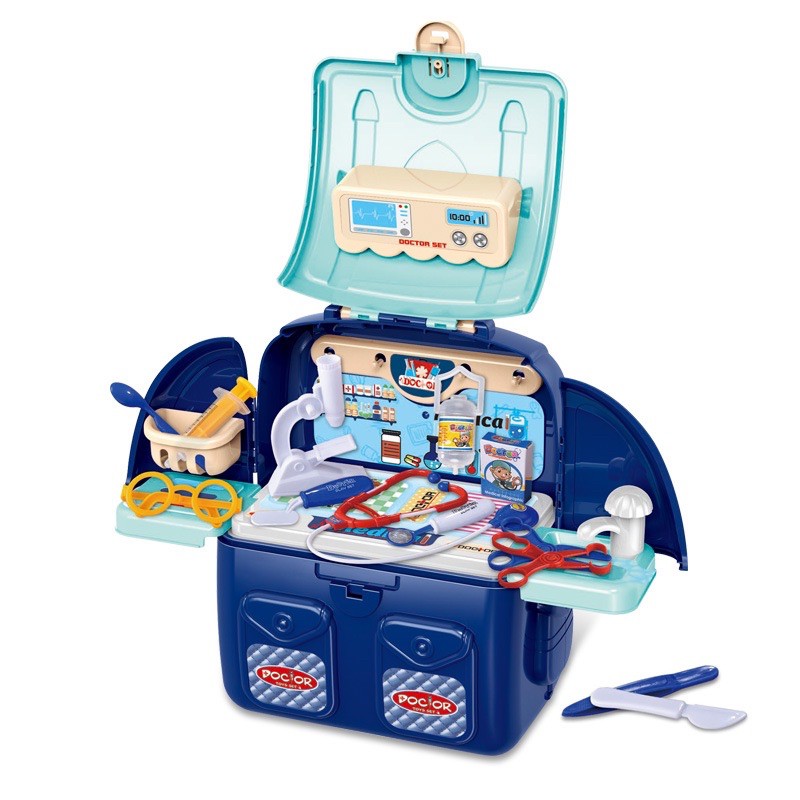 Vali bác sĩ màu xanh cho bé