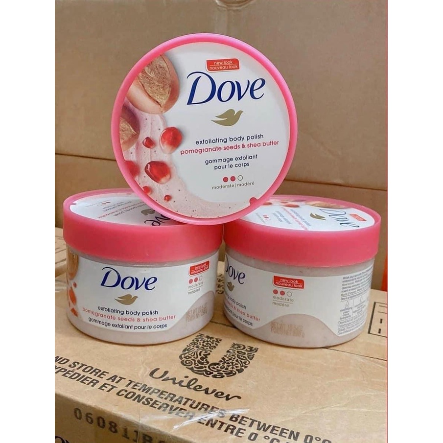 Tẩy Tế Bào, Tẩy Da Chết Body Dove Exfoliating Body Polish Bản ĐỨC / MỸ