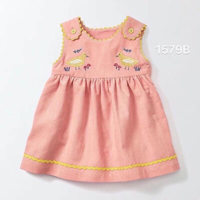 Váy nhung Little Maven bé gái