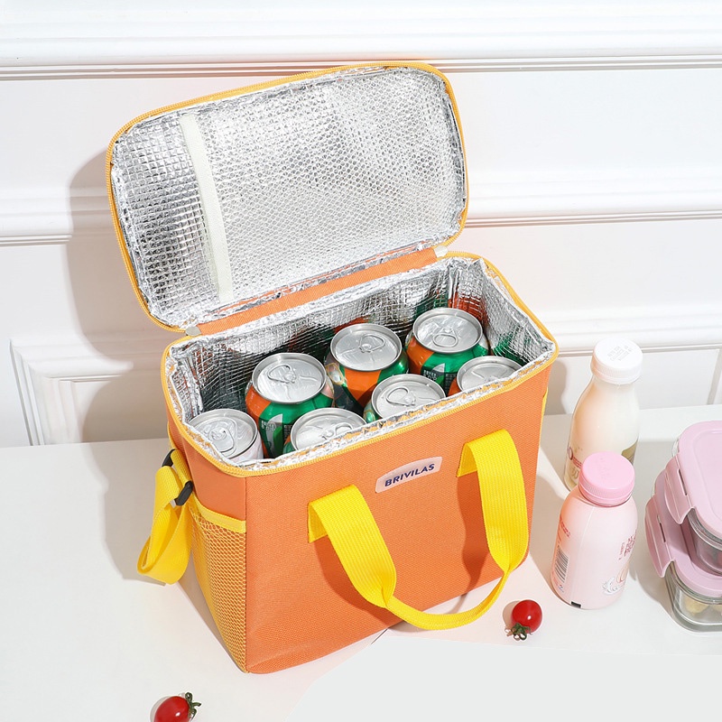 Only HOUSE Túi Đựng Hộp Cơm Trưa Lá Nhôm Cách Nhiệt Cỡ Lớn Giữ Ấm Tươi Mới Dùng Khi Đi Dã Ngoại O