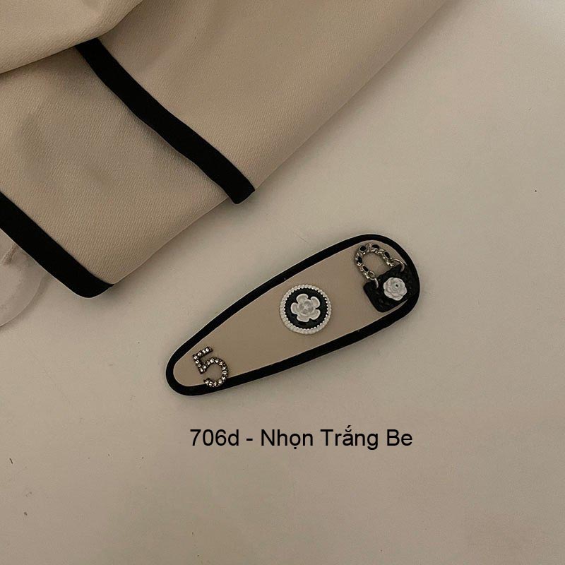 (0706) Cặp Tóc Tont Be Cổ Điển Nhẹ Nhàng Hàn Quốc
