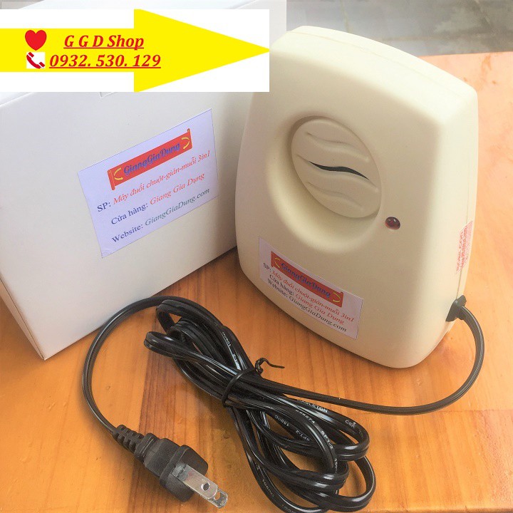 Máy Đuổi Chuột Gián Muỗi 3 In 1 Diện Tích 30 - 50m2 Phiên Bản Nâng Cấp