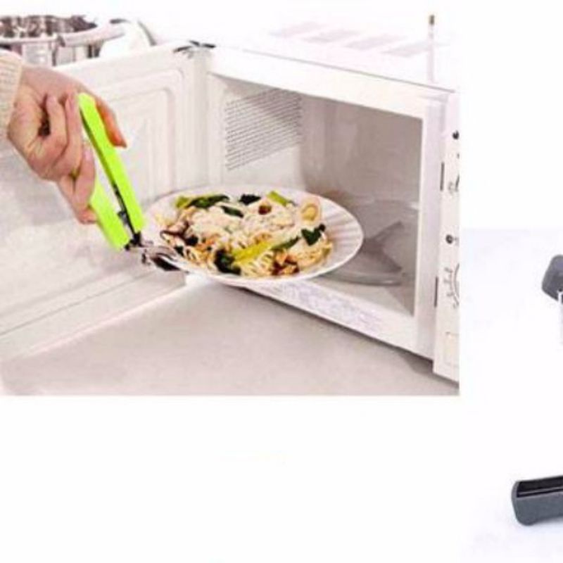 Kẹp Gắp Chống Nóng Inox Cán Nhựa