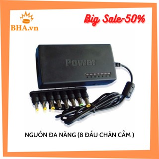 Sạc laptop đa năng 8 chân cắm khác nhau