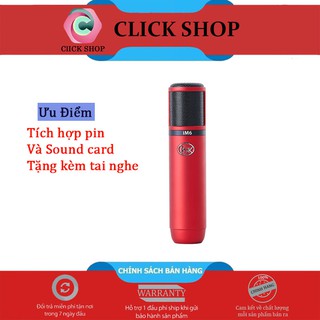 Mic IM6 Micro thu âm ISK IM6 hay mic livestream im6- mic tích hợp 3 in 1 gồm sound card mic và tai nghe