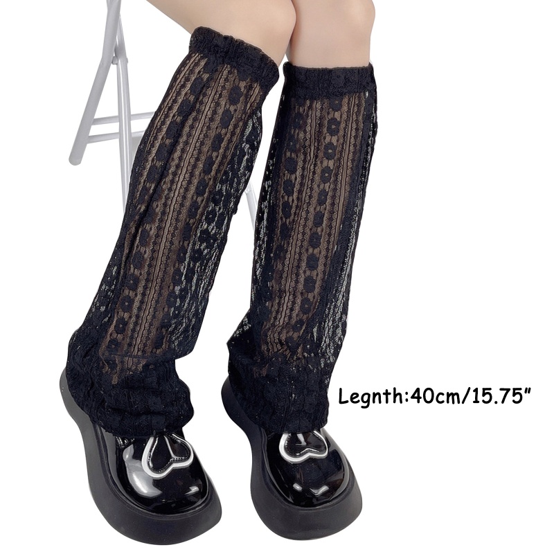 Xixi Tất Ống Chân Phối Ren Rỗng Phong Cách Harajuku Nhật Bản Cho Nữ