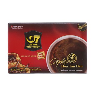 Cà Phê Trung Nguyên G7 Hòa Tan Đen Hộp 15 Gói X 2G