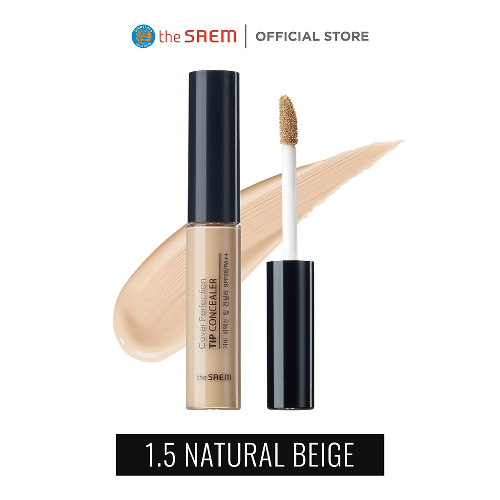 [Gift ] Kem che khuyết điểm the SAEM Cover Perfection Tip Concealer 1.5 Natural Beige (6.5g) - M3