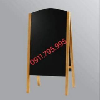 Bảng đen Menu viết phấn 60x110) loại 1 mặt,  3 chân