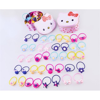 - Hộp 40 dây cột tóc kitty