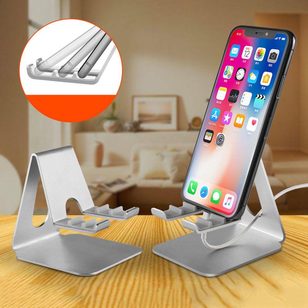 Giá Đỡ Điện Thoại / Máy Tính Bảng Bằng Hợp Kim Nhôm Có Thể Điều Chỉnh Tiện Dụng