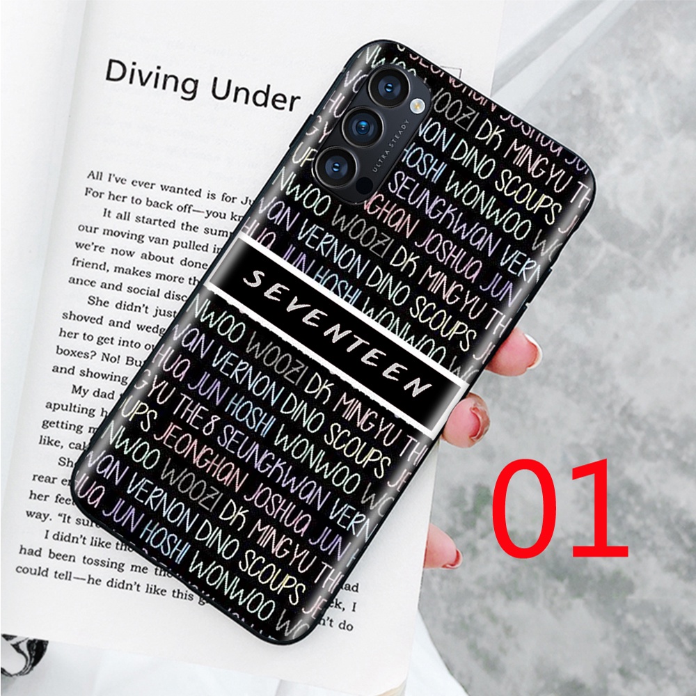 Bao Da Điện Thoại Mềm Họa Tiết Nhóm Nhạc seventeen 129 Cho samsung galaxy a03s a53 f62 a13 m62 m20 a73 a33 a03 Ốp
