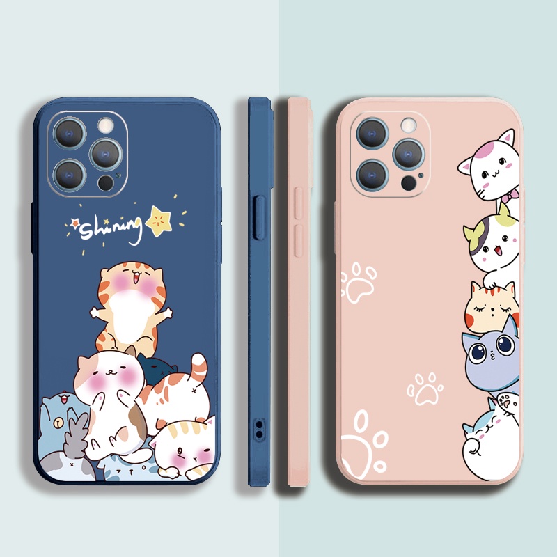 Ốp Điện Thoại Silicone Mềm Hình Mèo Cho Samsung Galaxy Note 20 Ultra Note 10 Plus A30 A50 A20 A50S