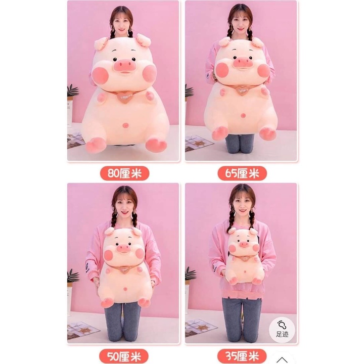 Gấu Bông Heo Má Hồng Nhồi Bông Nhập Cao Cấp