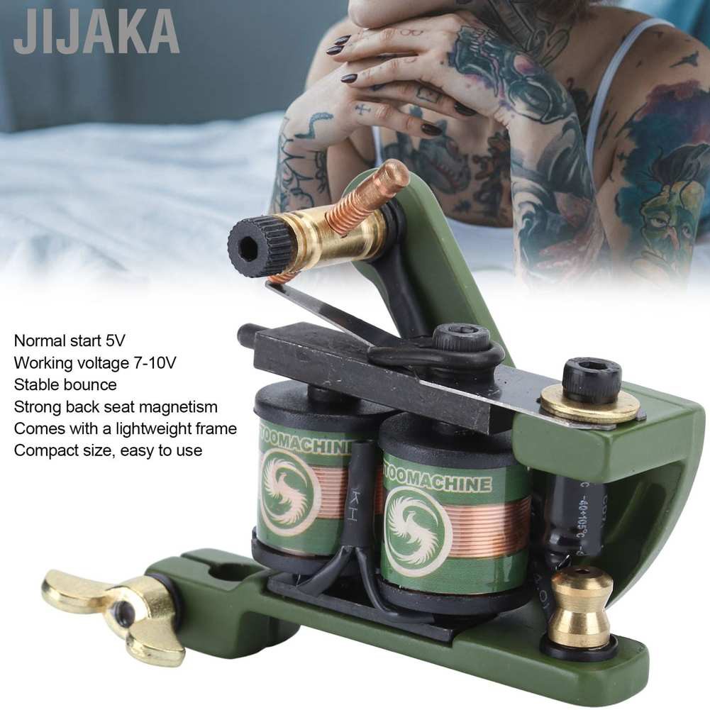 Máy xăm bằng hợp kim cuộn dây hình động cơ mạnh mẽ chuyên nghiệp cầm tay