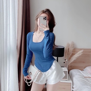 ÁO CỔ VUÔNG LAI BẦU THUY STORE(kèm ảnh thật)