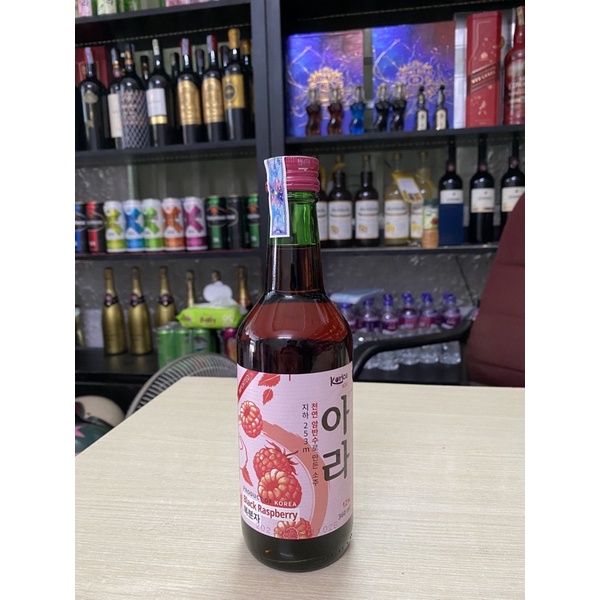 [Hàn Quốc] So ju Hàn Quốc Korice Black Raspberry 360ml- Phúc Bồn Tử