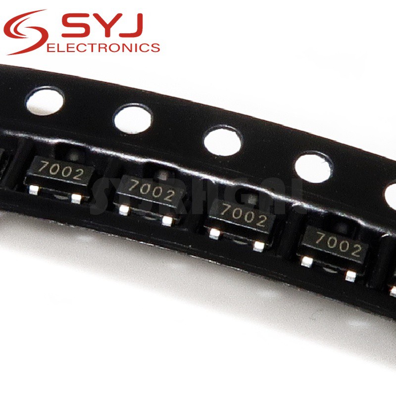 100 Cái / lốc 2N7002LT1G 2N7002 MMBT7002 Kênh N Nhỏ MosFET SOT-23