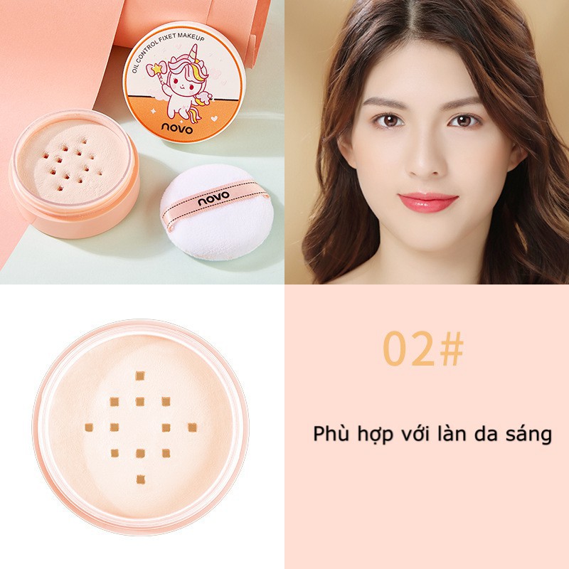 Phấn phủ Kiềm dầu Novo Cho lớp Trang điểm lâu trôi | BigBuy360 - bigbuy360.vn