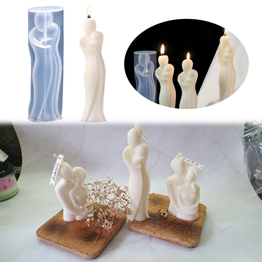 SUSANS Khuôn Làm Giá Đỡ Đèn Cầy Bằng Nhựa Epoxy Độc Đáo Trang Trí Nhà Cửa