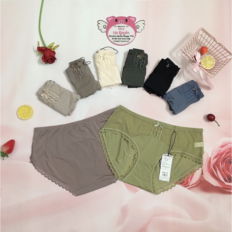 Quần lót Thun lạnh phối ren lưới cao cấp