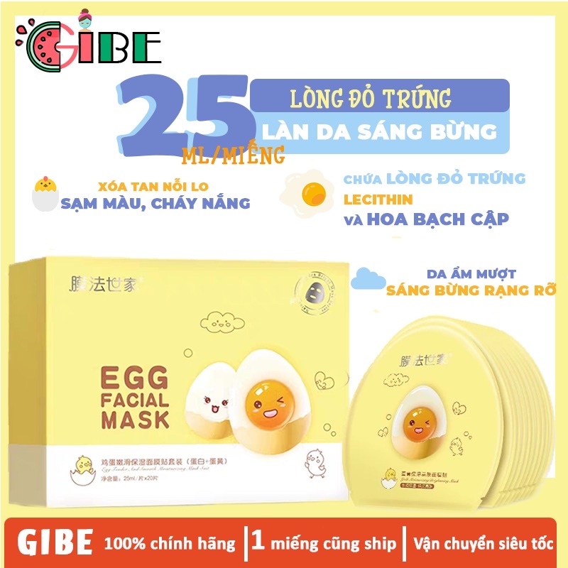 Mặt nạ trứng Family1908 Egg Facial Mask cấp ẩm dưỡng trắng phục hồi da