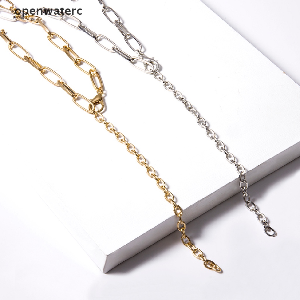 openwaterc Goth Metal Padlock Chain Belt Punk Body Waist Chain Women Waistbands Jewelry vn