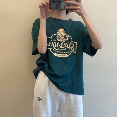 NZN Mới Áo Thun Tay Ngắn Dáng Rộng Phong Cách Hàn Quốc Cho Nữ