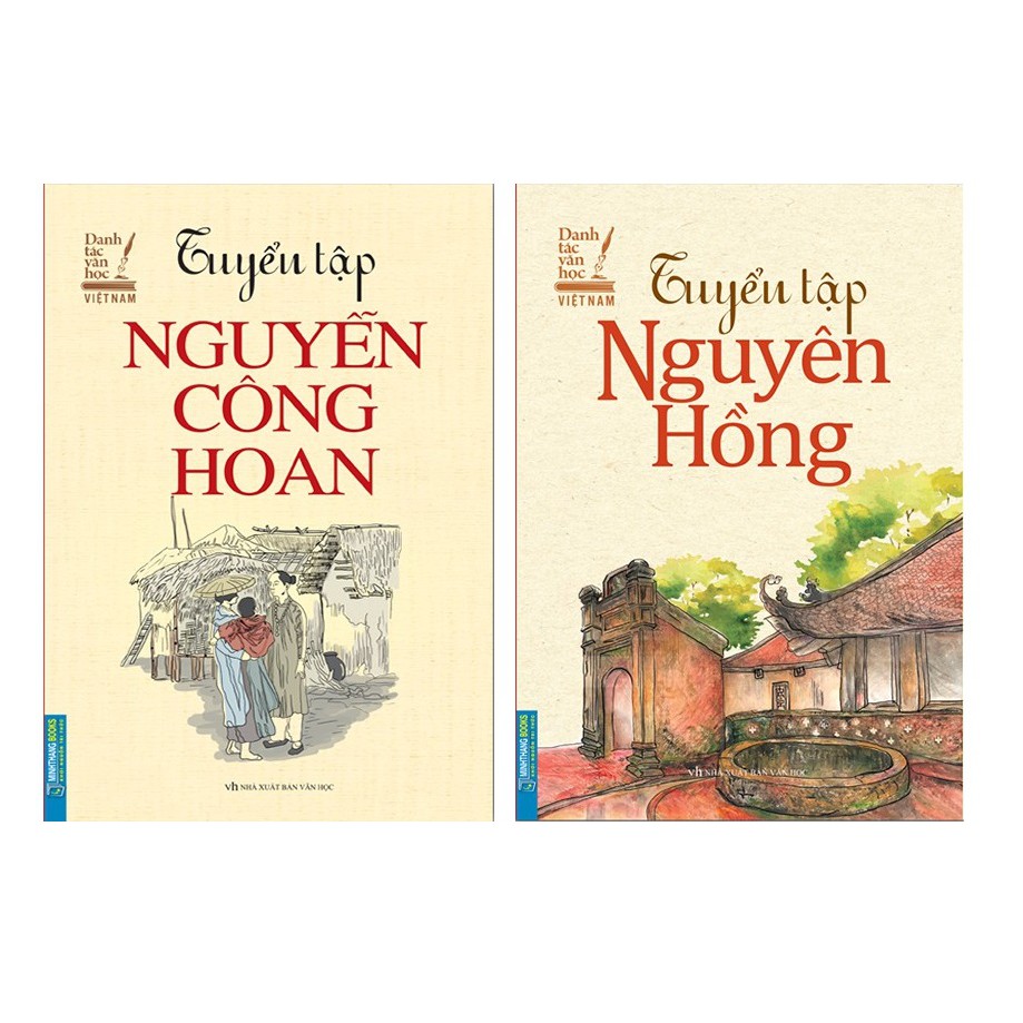 Sách - Combo Tuyển tập Nguyễn Công Hoan + Tuyển tập Nguyên Hồng + Tặng bút bi