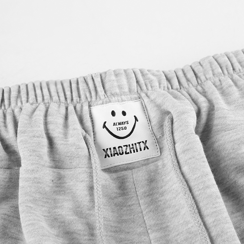 Quần Sọt Lưng Cao Dáng Rộng Phối Dây Rút Phong Cách Hàn Quốc