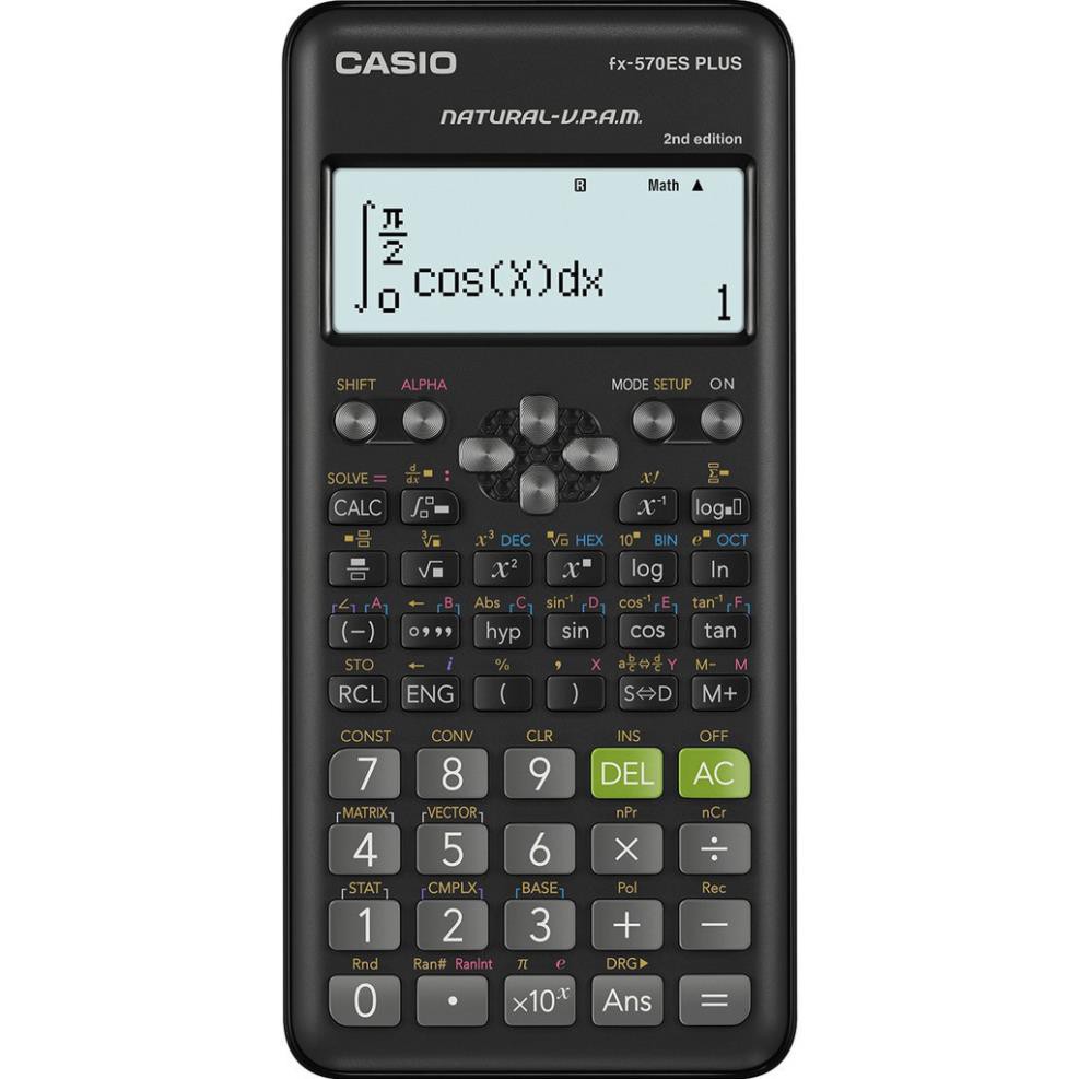 Máy tính Học Sinh Casio FX 570ES Plus 2nd Editon - Máy tính Cầm Tay Casio 570 ES Plus