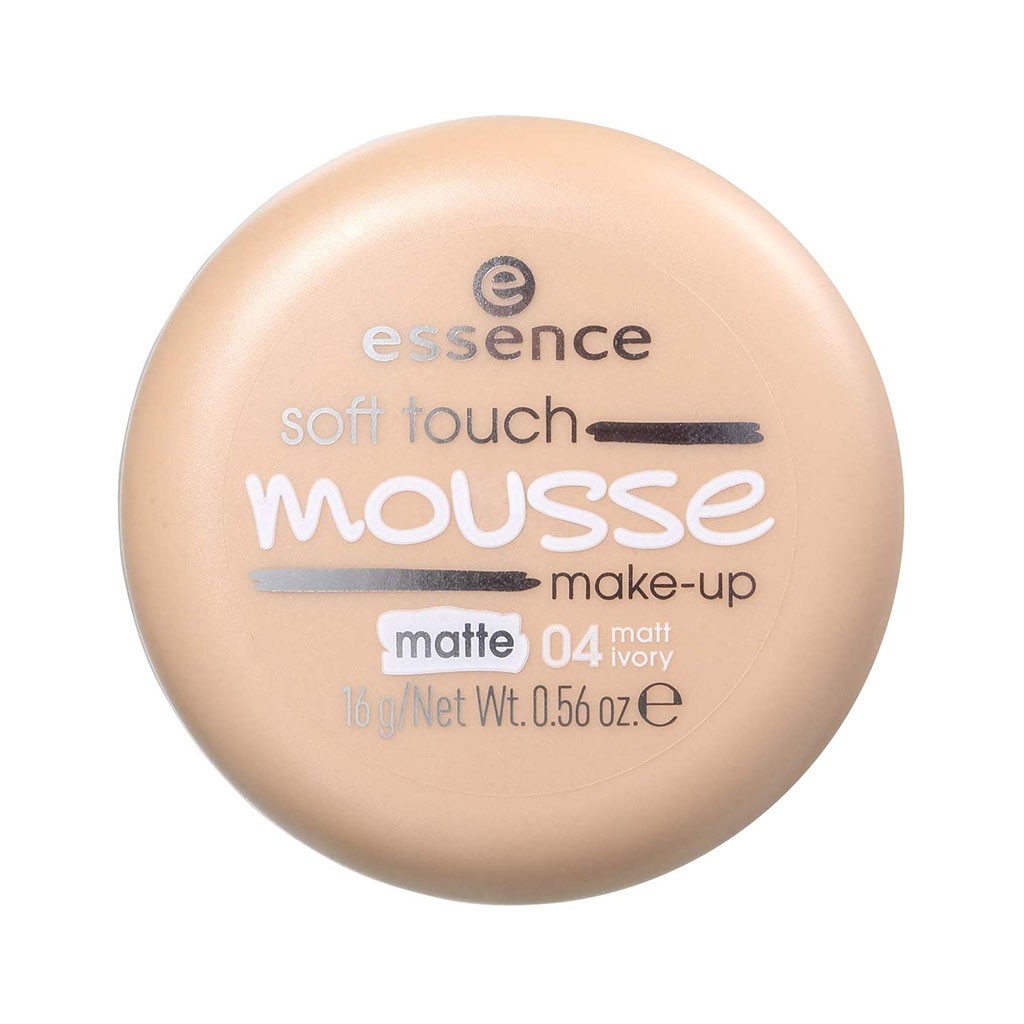 Phấn Tươi Trang Điểm Essence Soft Touch Mousse Matte 04 matt ivory Lọ 16g