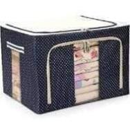 Túi Đựng Chăn Màn Quần Áo Khung Sắt họa tiết ngẫu nhiên / trong suốt