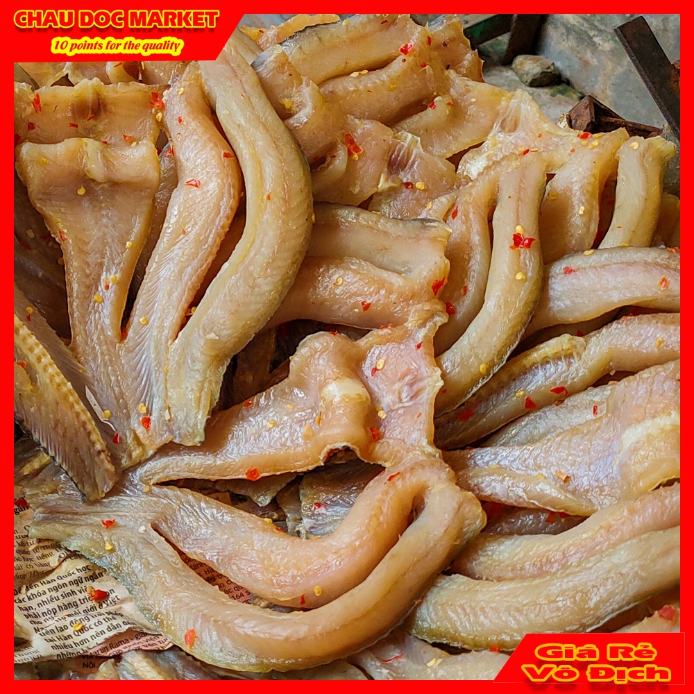 Khô Cá Lóc 2 Nắng Châu Đốc 1KG Không Cứng Vừa Ăn Loại Ngon Hút Châu Không.