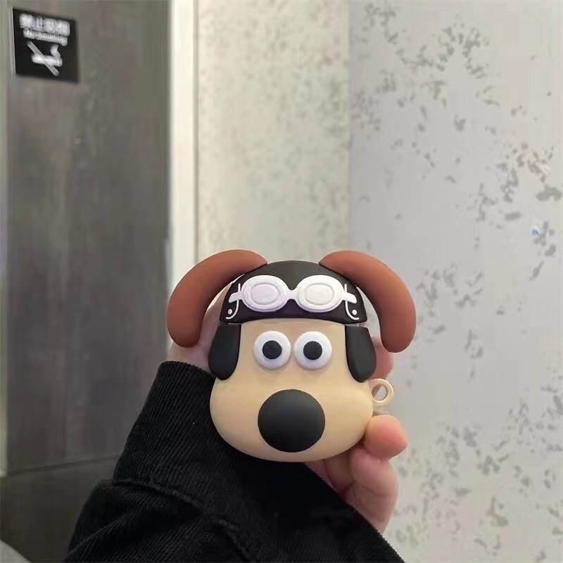 Vỏ Bảo Vệ Hộp Sạc Tai Nghe Bluetooth Airpods Pro4 / Pro5 Pro4 Bằng Silicon Hình Vịt / Heo Hoạt Hình Chống