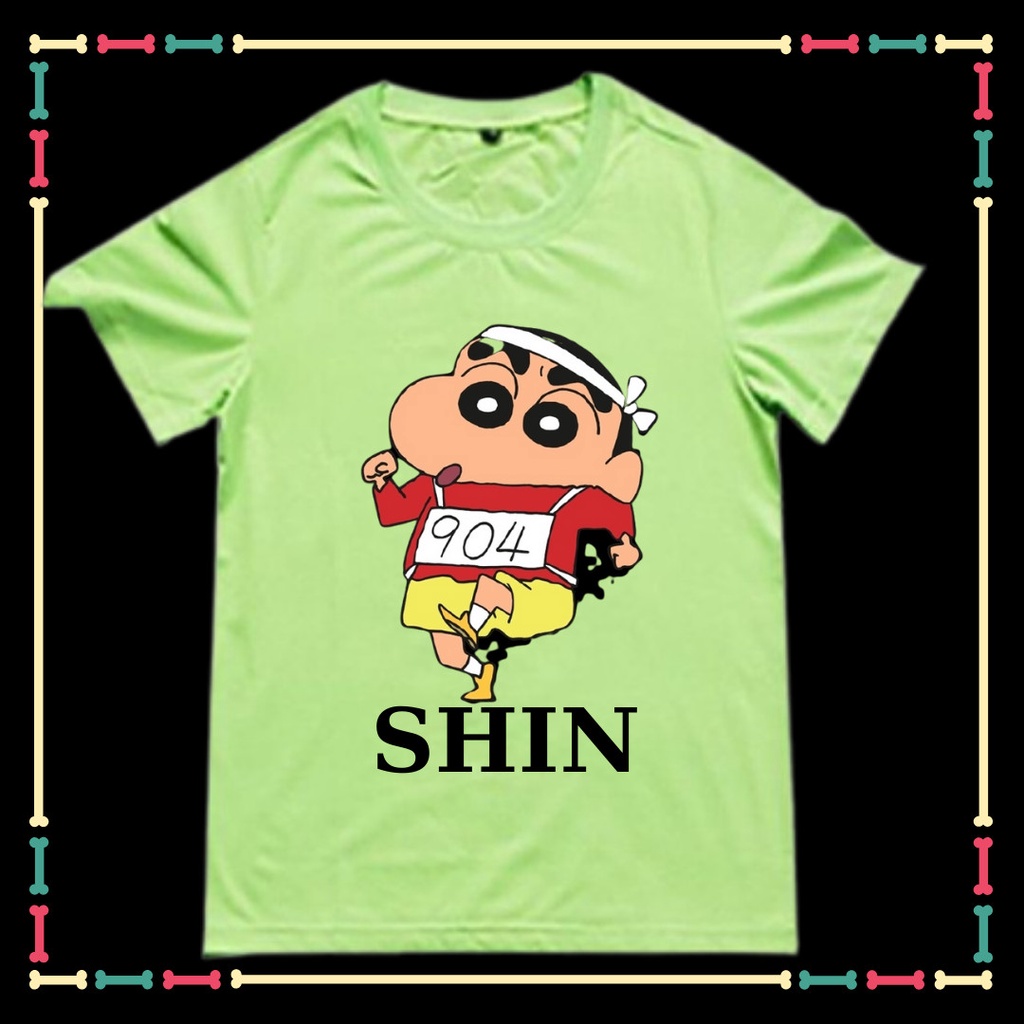 ÁO THUN XIN XÒ IN HÌNH SHIN - CẦU BÉ BÚT CHÌ ( TỪ 10KG ĐẾN 90KG, ĐỦ SIZE ÁO)