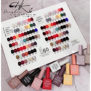 Set sơn gel Very good nail 60 màu - tặng bảng màu base top [ CHÍNH HÃNG]